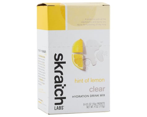 Skratch Labs Clear Hydration Drink Mix (Hint of Lemon) (8 | 0.5oz Packets)